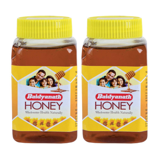Baidyanath Honey I Natural Immunity Booster I Pure Honey I 500 gms - Pack of 2
