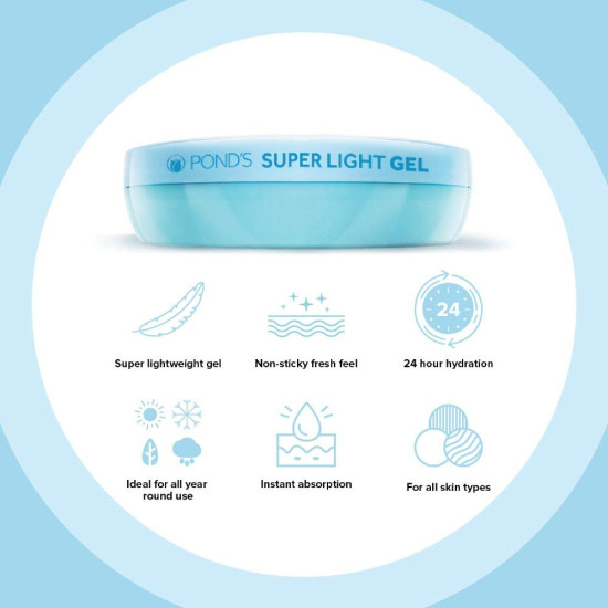 Pond's Super Light Gel Moisturiser - Oil-Free Formula