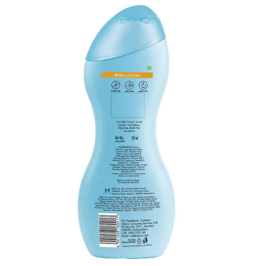 Parachute Advansed Natural Moisture Body Lotion - Almond & Hydrated Skin