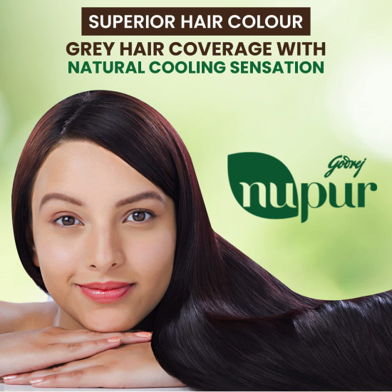 Godrej Nupur 100% Pure Henna Powder - Natural Hair Colouring & Conditioning