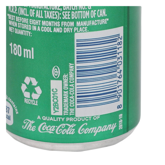 Sprite Soft Drink - Lime, 180ml - Refreshing Lime Beverage