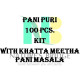 Nature's Bridge Pani Puri - Ready-to-Fry Gol Gappa with Masala