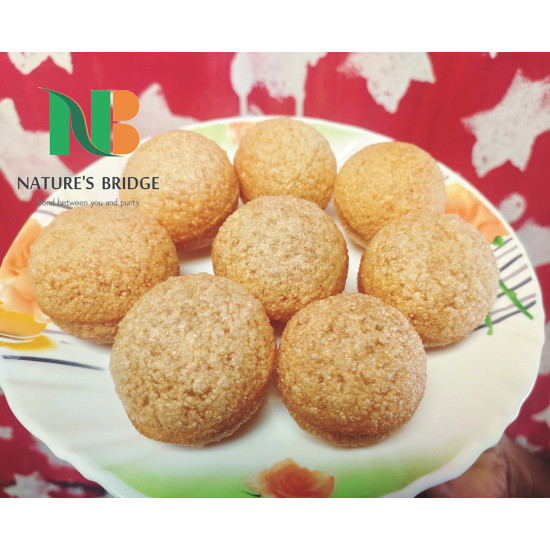 Nature's Bridge Pani Puri - Ready-to-Fry Gol Gappa with Masala