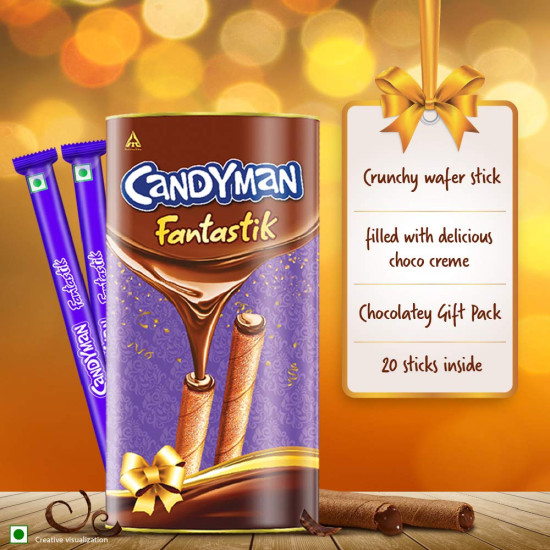 Candyman Fantastik Treat Pack - Delicious Choco Wafer Rolls