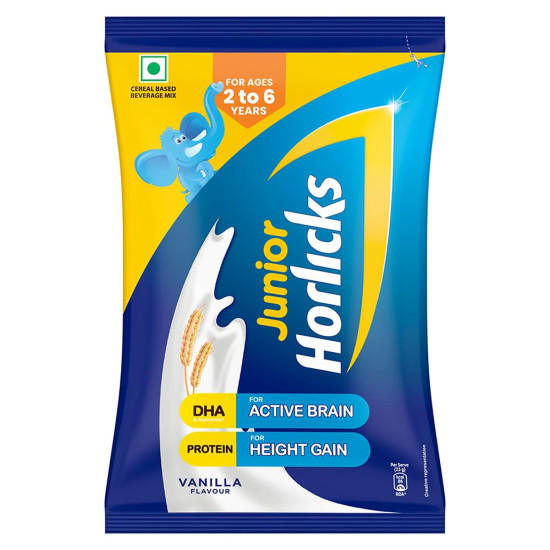 Junior Horlicks Health & Nutrition Drink Vanilla - Essential Growth Support for Kids