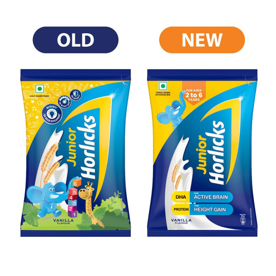 Junior Horlicks Health & Nutrition Drink Vanilla - Essential Growth Support for Kids
