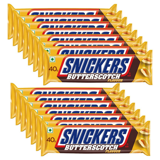 Snickers Butterscotch Chocolate Bar - Nutty Delight with Caramel & Nougat