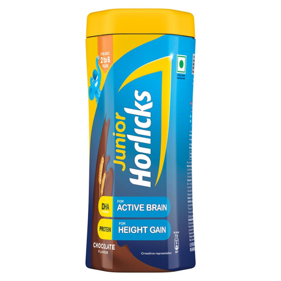 Junior Horlicks Health & Nutrition Drink Chocolate - For Children's Growth & Development