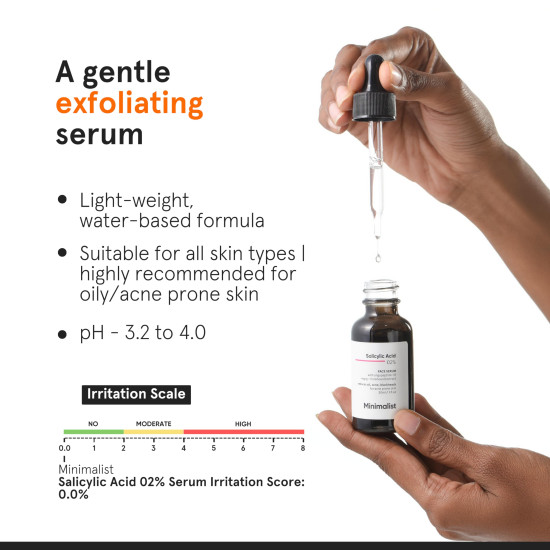 Minimalist 2% Salicylic Acid Serum - BHA Exfoliant for Acne