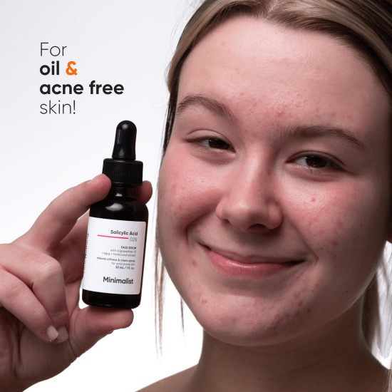 Minimalist 2% Salicylic Acid Serum - BHA Exfoliant for Acne
