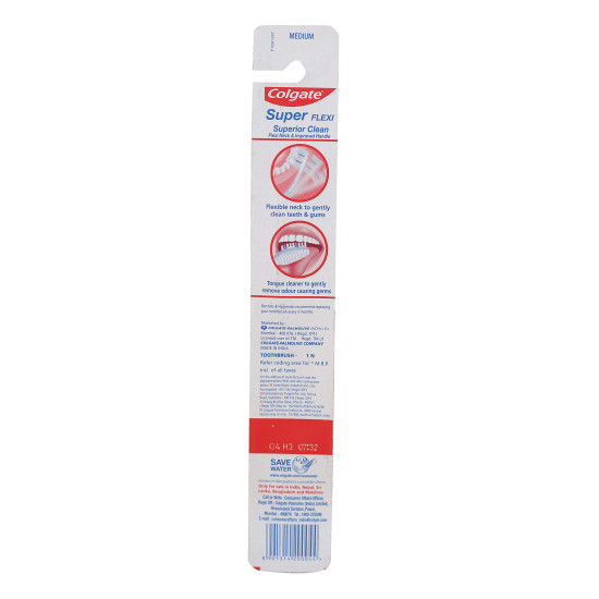 Colgate Super Flexi Toothbrush - Soft, Flexible & Ergonomic Design