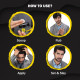 Set Wet Hair Wax For Men - Strong Hold & Ultra Matte Finish