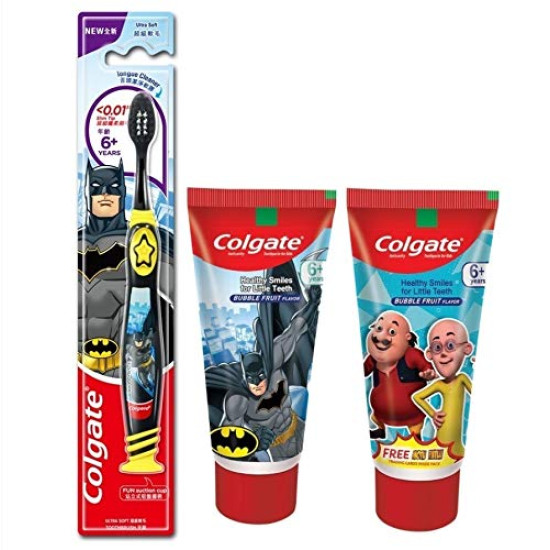 Colgate Kid's USB LED Toothbrush & Anticavity Toothpaste - Fun & Effective Oral Care