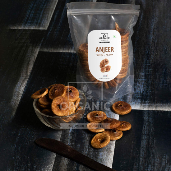 Organic Box Afghani Anjeer Figs - Premium Dried Figs for Health