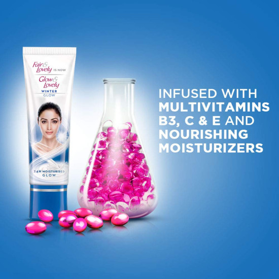 Glow & Lovely Winter Glow Face Cream - 24-Hour Moisturised Glow