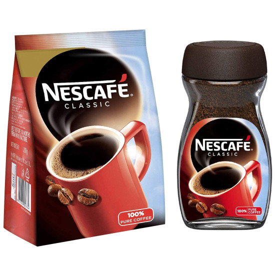 Nescafe Classic Coffee, 200g - Premium Instant Coffee Experience