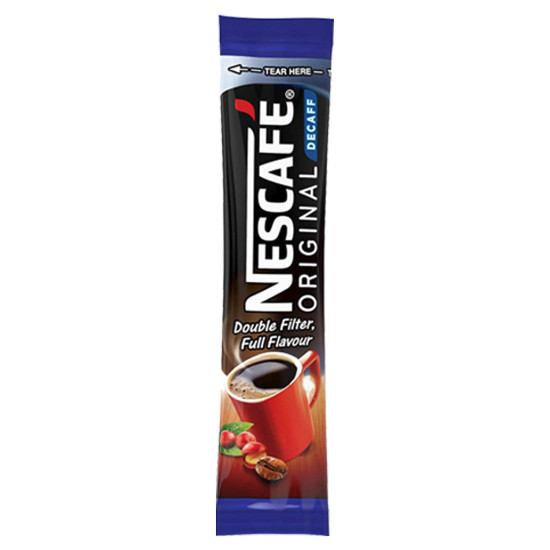 Nescafé Original Decaffeinated Coffee Sticks - Double Filtered Rich Flavor