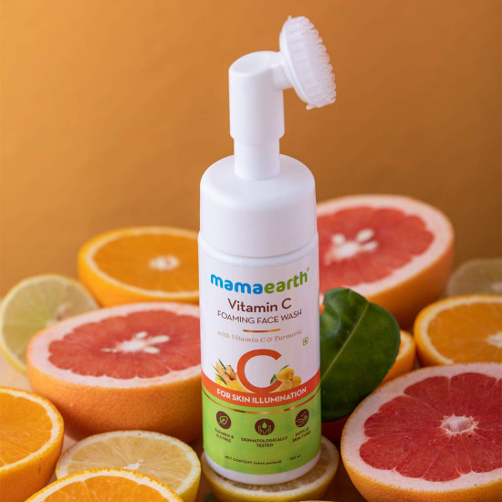 Mamaearth Vitamin C Face Wash - Natural Foaming Cleanser Mamaearth Vitamin C Face Wash - Natural Foaming Cleanser