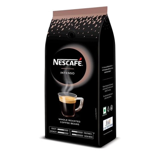 Nescafe Intenso Whole Roasted Coffee Beans - Arabica and Robusta Blend