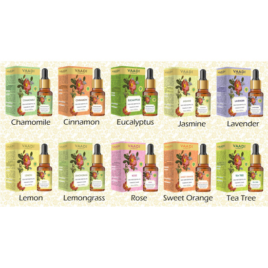 Vaadi Herbals Ginger Essential Oil - 100% Pure Therapeutic Grade