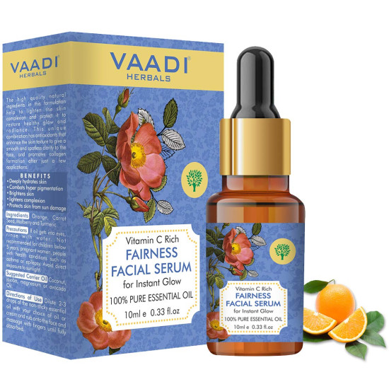 VAADI HERBALS Vitamin C Fairness Facial Serum - Brightens & Protects Skin