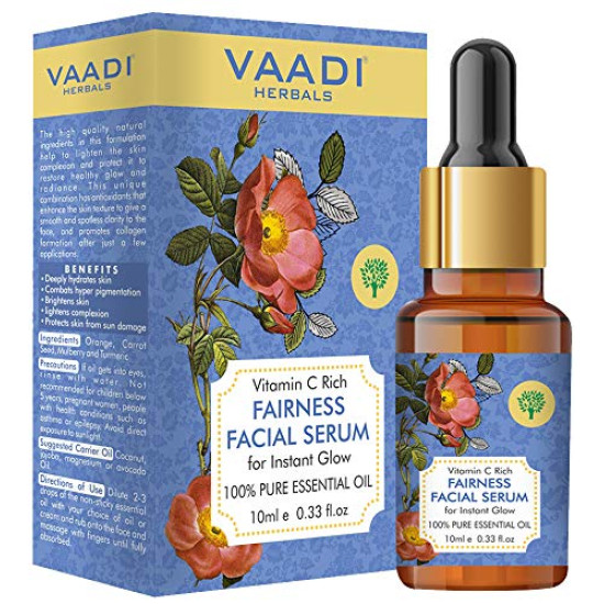 VAADI HERBALS Vitamin C Fairness Facial Serum - Brightens & Protects Skin