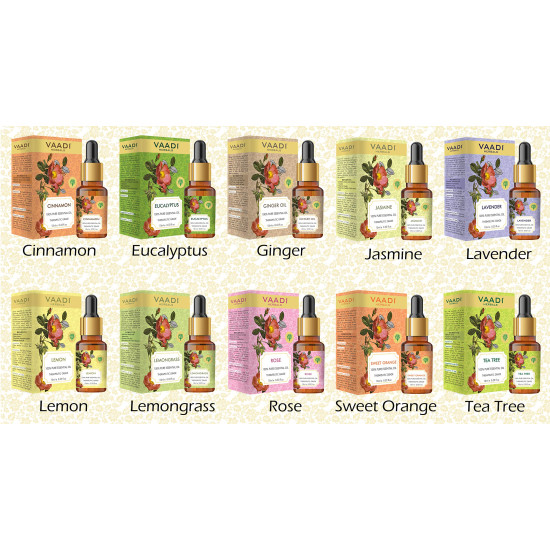 VAADI HERBALS Chamomile Essential Oil - Reduces Blemishes & Relieves Stress