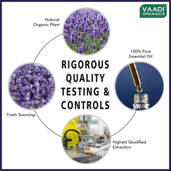 VAADI HERBALS Lavender Essential Oil - Prevents Hairfall & Relieves Stress