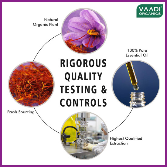 VAADI HERBALS Luxurious Kumkumadi Oil - Pure Mix of Saffron & Sandalwood