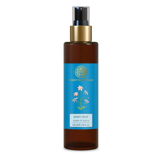 Forest Essentials Body Mist Jasmine & Saffron - Natural & Hydrating Spray