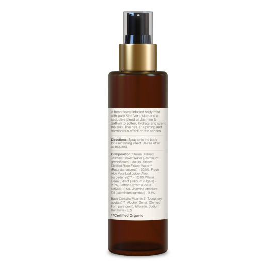 Forest Essentials Body Mist Jasmine & Saffron - Natural & Hydrating Spray