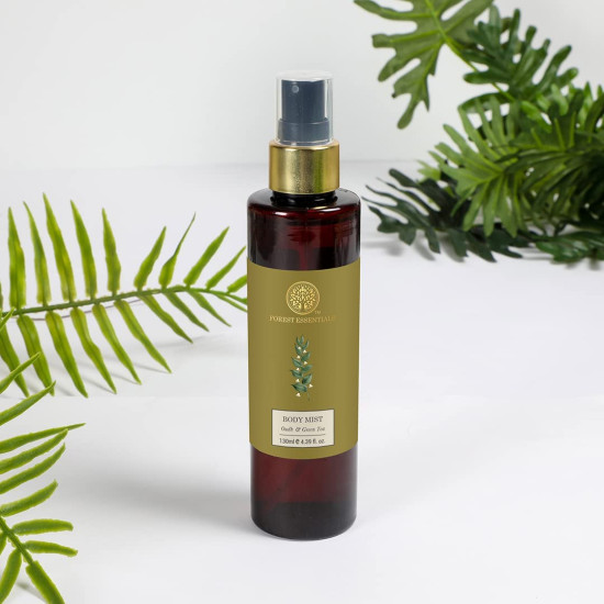 Forest Essentials Body Mist Oudh & Green Tea - Long Lasting & Intense Perfume