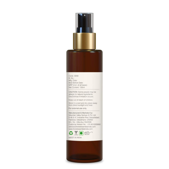 Forest Essentials Body Mist Oudh & Green Tea - Long Lasting & Intense Perfume
