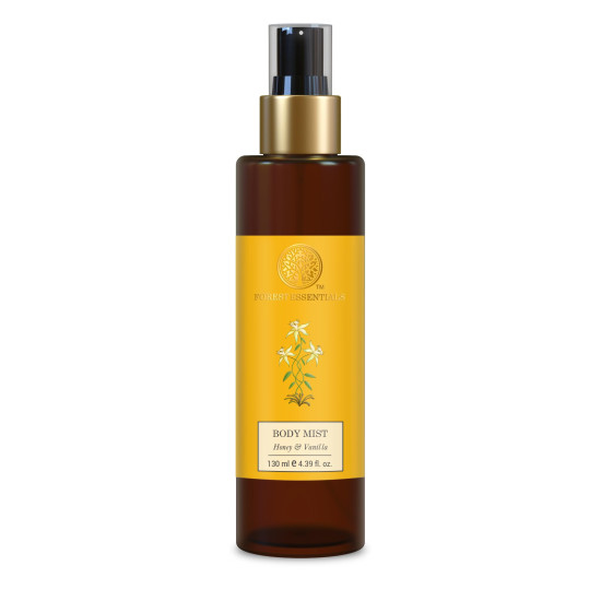 Forest Essentials Body Mist Honey & Vanilla - Natural & Hydrating Fragrance