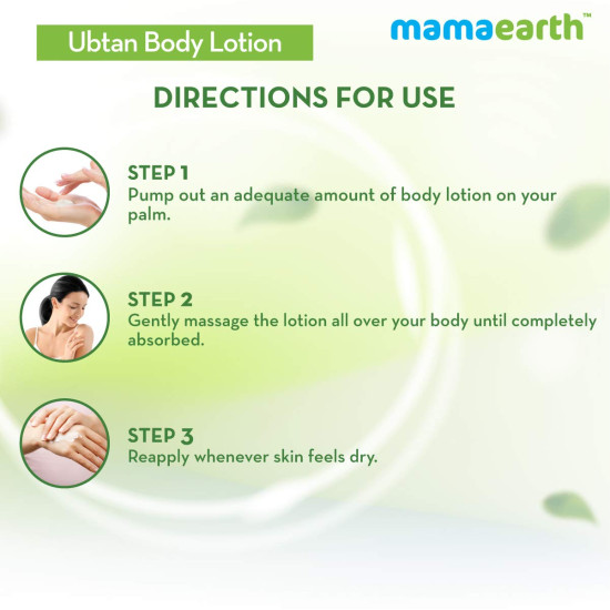 Mamaearth Ubtan Body Lotion - Nourish Dry Skin with Ubtan & Turmeric