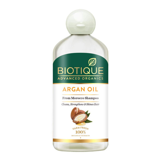 Biotique Argan Oil Hair Shampoo - Cleans, Strengthens & Shines