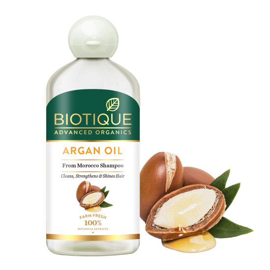 Biotique Argan Oil Hair Shampoo - Cleans, Strengthens & Shines