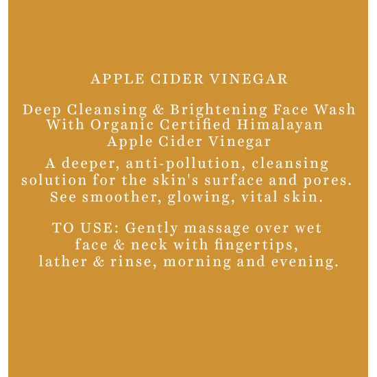 Biotique Apple Cider Vinegar Face Wash - Deep Cleansing for All Skin Types