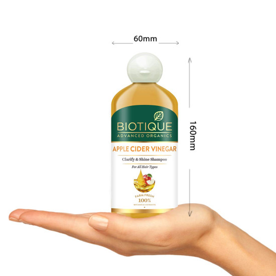 Biotique Apple Cider Vinegar Hair Shampoo - For All Hair Types