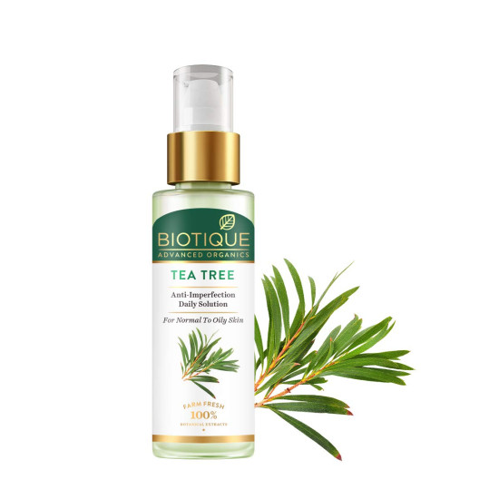 Biotique Tea Tree Anti-Imperfection Daily Solution Face Serum - Purifying for Oily Skin
