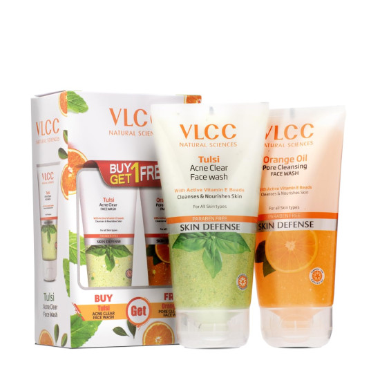 VLCC Tulsi Acne Clear Face Wash - Anti-Acne & Oil Control VLCC Tulsi Acne Clear Face Wash - Anti-Acne & Oil Control