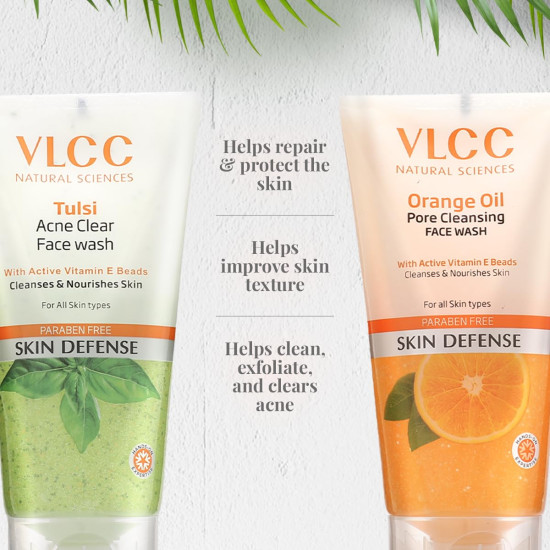 VLCC Tulsi Acne Clear Face Wash - Anti-Acne & Oil Control VLCC Tulsi Acne Clear Face Wash - Anti-Acne & Oil Control