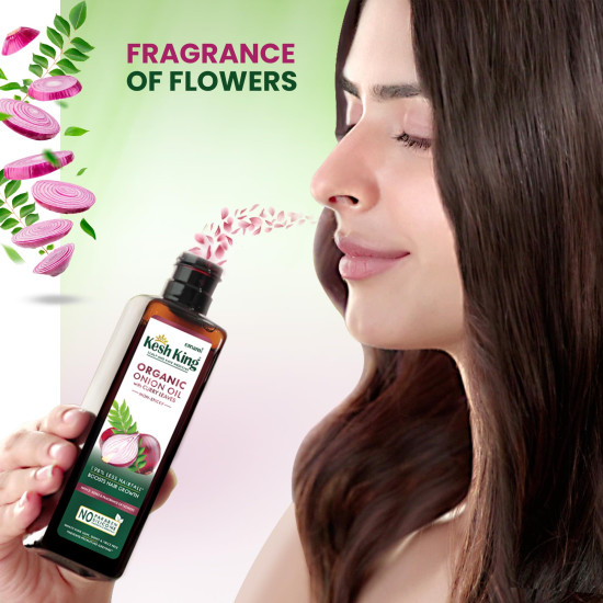 Kesh King Organic Onion Oil - Reduces Hair Fall & Boosts Growth
