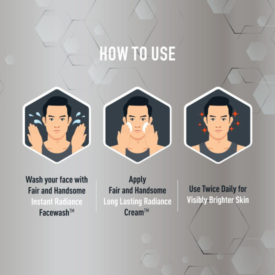 Fair And Handsome Long Lasting Radiance Cream - Visible Radiance in 1 Week
