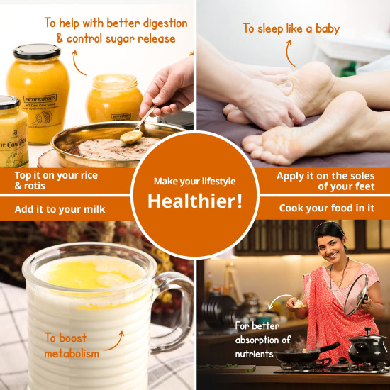 Anveshan A2 Cow Ghee 1L - Pure Bilona Method Ghee Anveshan A2 Cow Ghee 1L - Pure Bilona Method Ghee