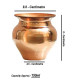 Kanshita's Rasoiware Handmade 100% Copper Lota - Perfect for Pooja & Drinking Water