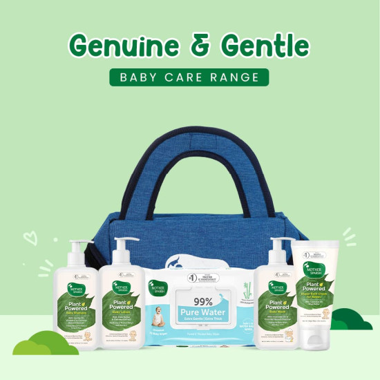 Mother Sparsh After Bite Turmeric Balm & 98% Water Wipes - Ayurvedic & Safe for Babies