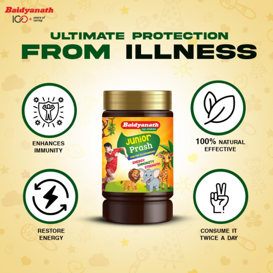 Baidyanath Junior Prash - 1kg | Helps in Good Immunity | Increases Strength and Stamina | Healthy Growth |