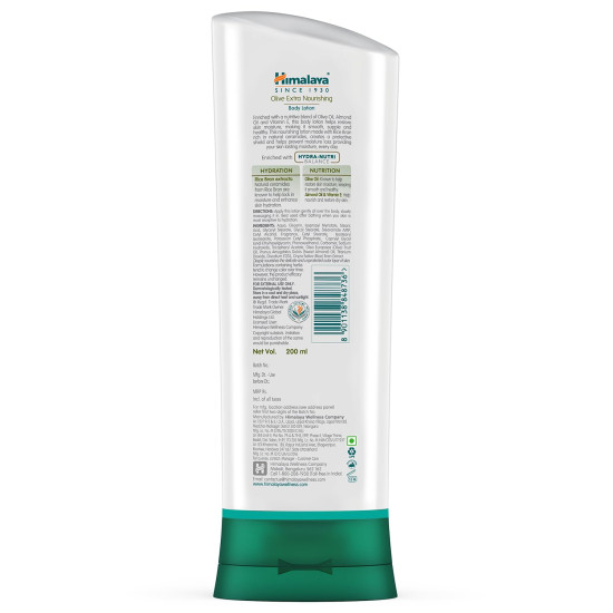 Himalaya Olive Extra Nourishing Body Lotion - Deep Moisture for Smooth Skin