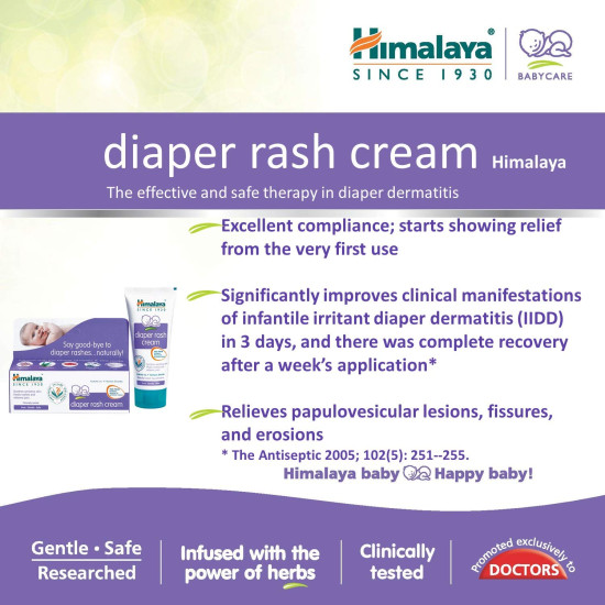 Himalaya Diaper Rash Cream - Herbal Protection for Baby's Skin
